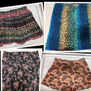 4 summer mini skirt size s/m